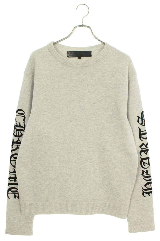 Chrome Hearts Logo Embroidered Knit Sweater Size L