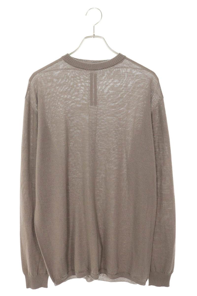 Rick Owens 25SS Wool Crewneck Knit Gray Size L