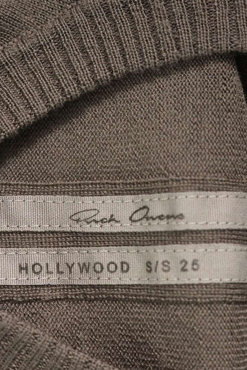 Rick Owens 25SS Wool Crewneck Knit Gray Size L