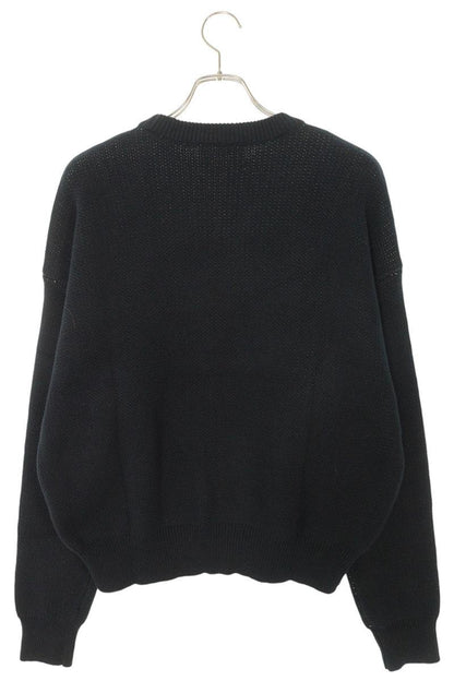 FOG ESSENTIALS Logo Crewneck Knit Sweater Black Size XS
