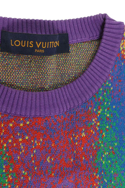 Louis Vuitton All-Over Print Knit Sweater Size XS
