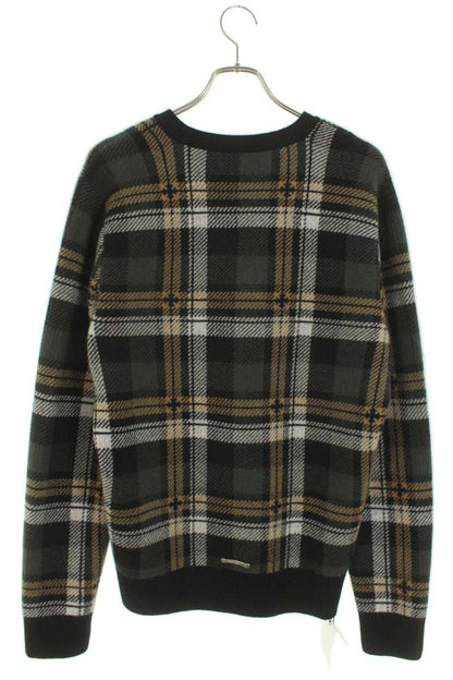 Chrome Hearts BIG CITY V-Neck Knit Sweater Multi Size M
