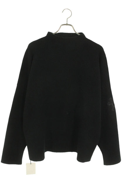 Chrome Hearts High Neck Knit Sweater Black Size MED/LRG