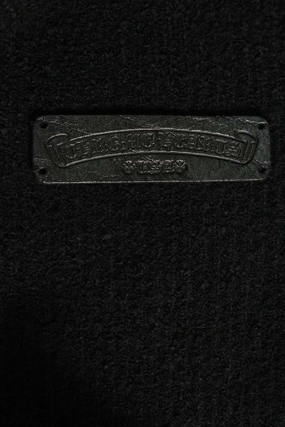 Chrome Hearts High Neck Knit Sweater Black Size MED/LRG