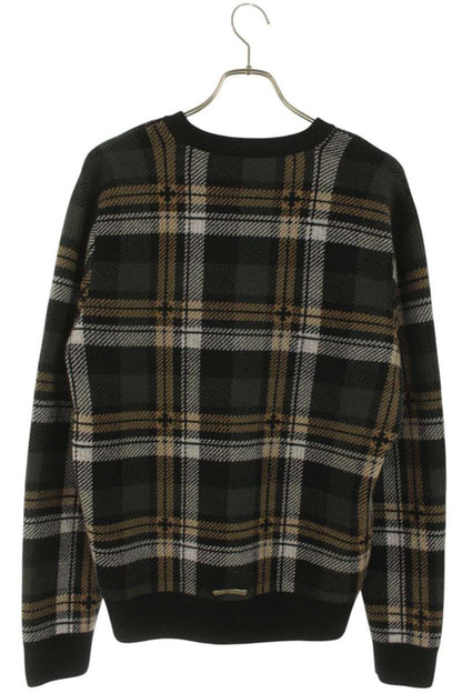 Chrome Hearts BIG CITY V-Neck Knit Sweater Size M