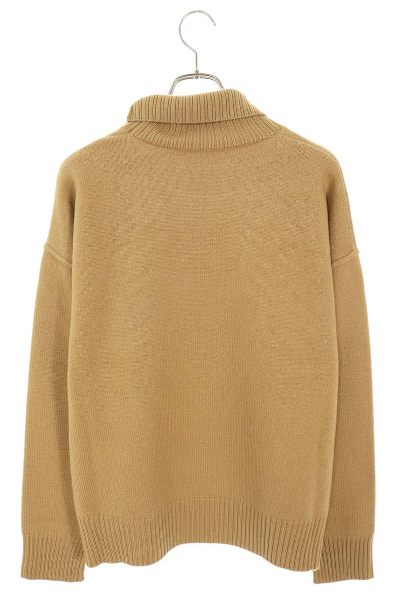 AMI 25AW Embroidered Knit Sweater Brown Size M