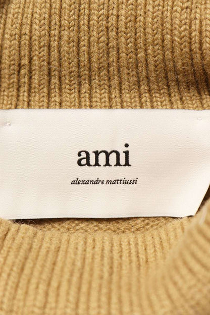 AMI 25AW Embroidered Knit Sweater Brown Size M