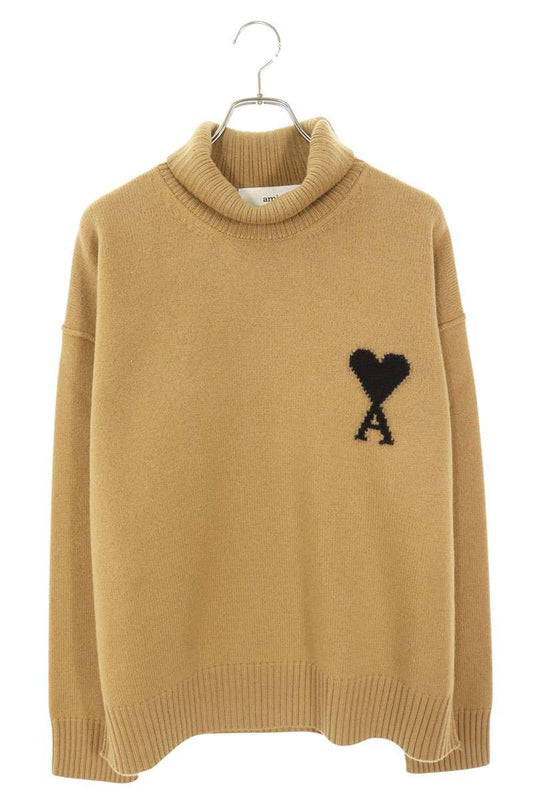 AMI Alexandre Mattiussi 25AW Wool Heart A Brown Size L