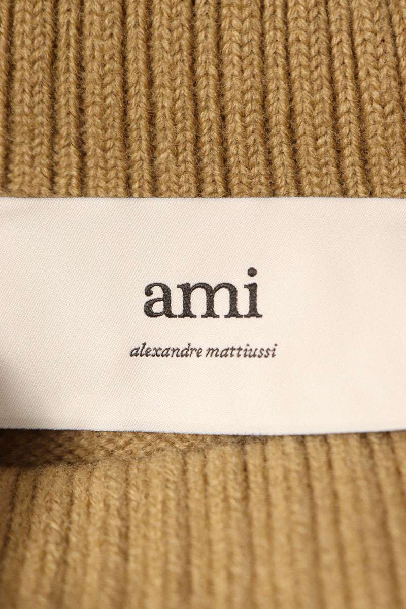 AMI Alexandre Mattiussi 25AW Wool Heart A Brown Size L