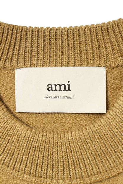 AMI Alexandre Mattiussi 25AW Wool Heart A Beige Size L