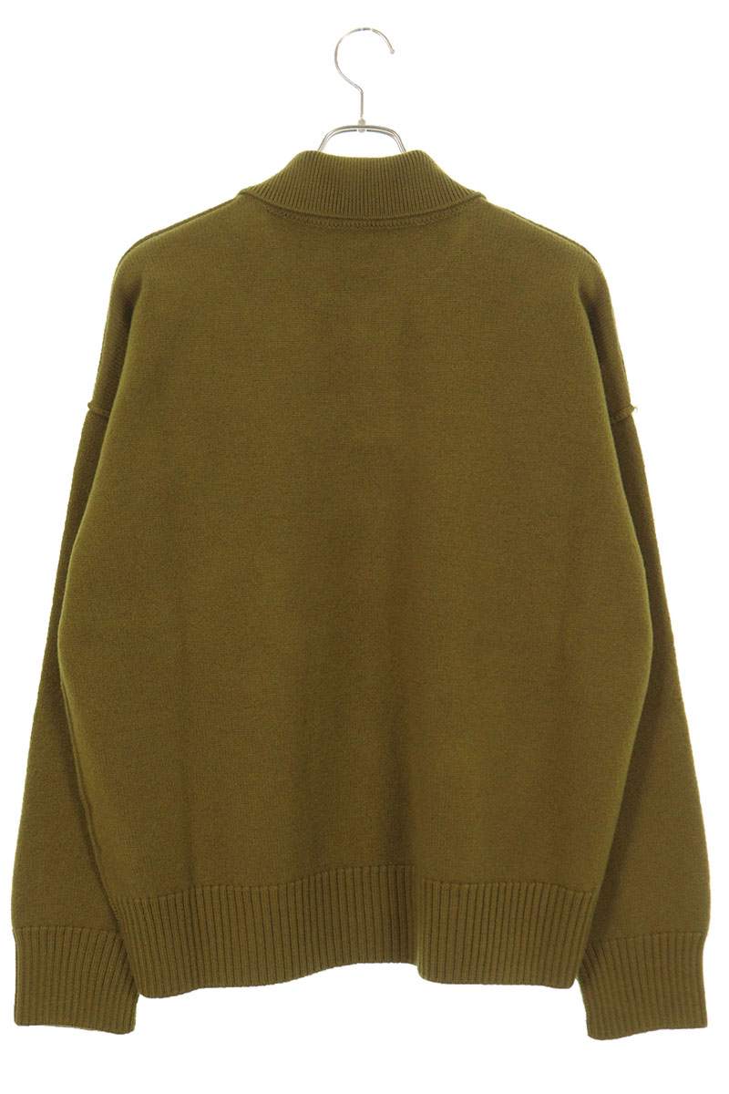 AMI Alexandre Mattiussi 25AW Heart A Polo Knit Khaki Size L