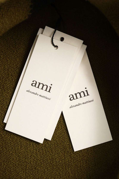AMI Alexandre Mattiussi 25AW Heart A Polo Knit Khaki Size L