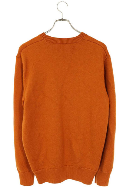 Burberry Logo Knit Sweater Orange Size M
