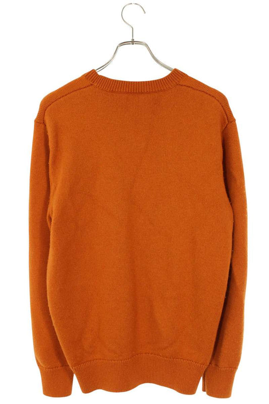 Burberry Logo Knit Sweater Orange Size M