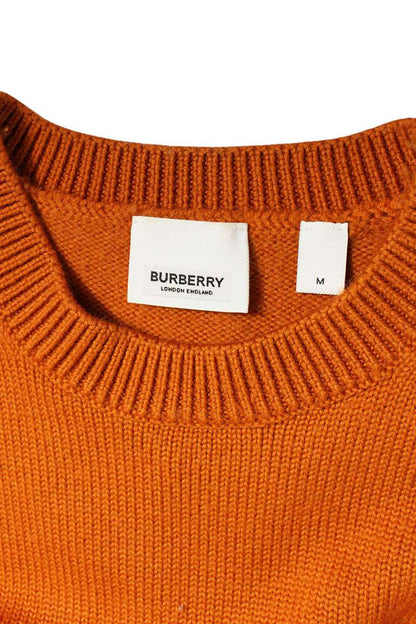 Burberry Logo Knit Sweater Orange Size M