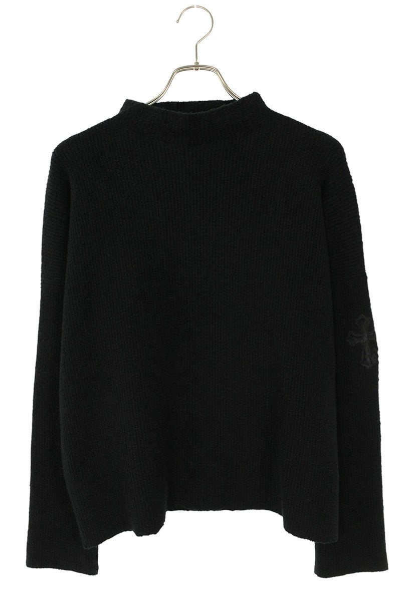 Chrome Hearts TAKE THE CANNOLI Cross Patch HN Black Size XSM