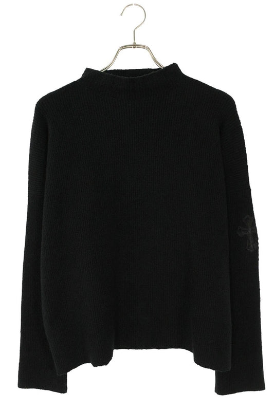 Chrome Hearts TAKE THE CANNOLI Cross Patch HN Black Size XSM