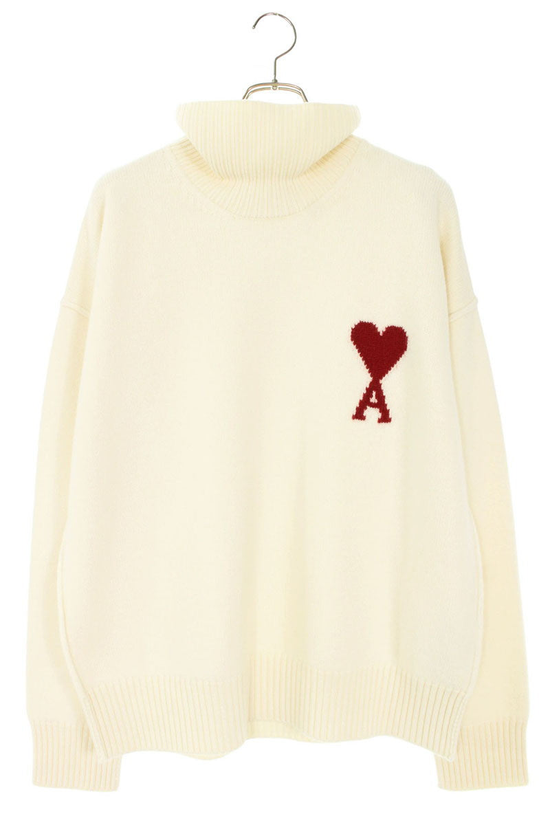 AMI Alexandre Mattiussi 25AW Wool Heart A Turtleneck Size L