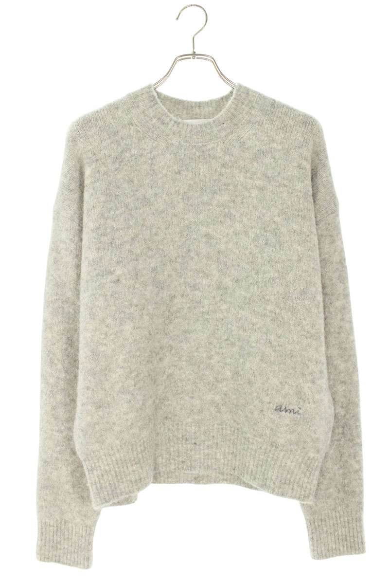 AMI Alexandre Mattiussi 25AW Baby Alpaca Logo Knit Size M