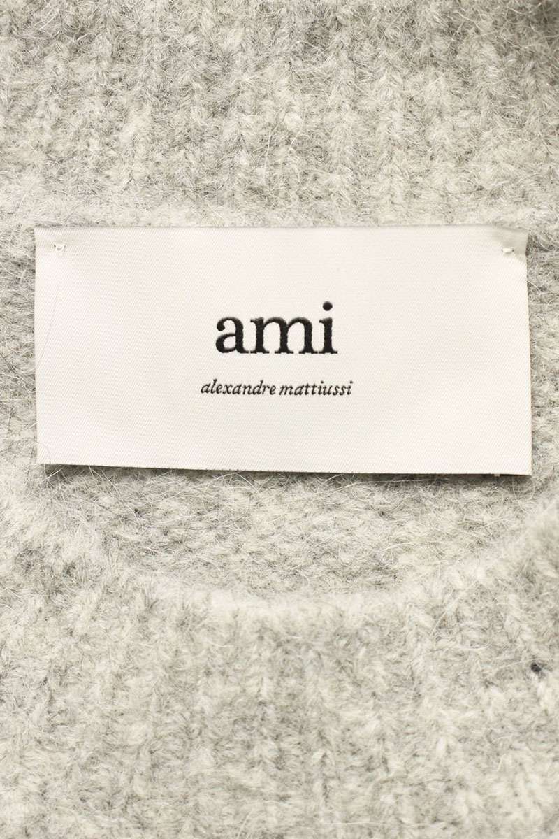 AMI Alexandre Mattiussi 25AW Baby Alpaca Logo Knit Size M