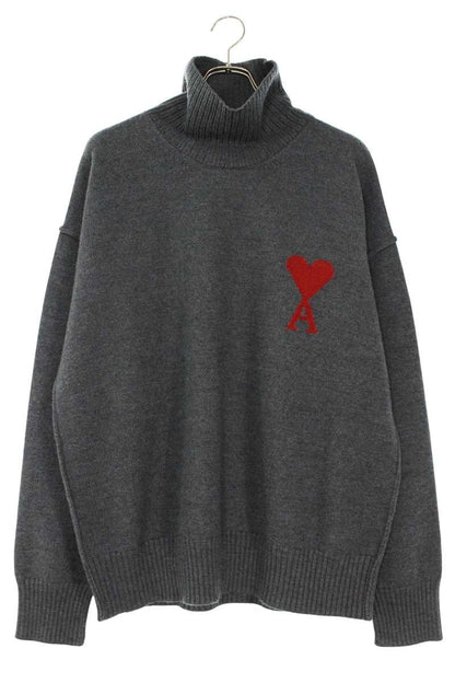 AMI Alexandre Mattiussi 25AW Wool Heart A Turtleneck Size L