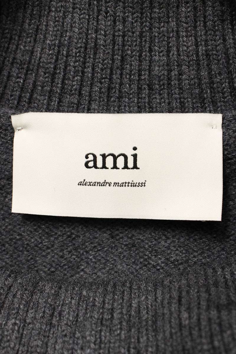 AMI Alexandre Mattiussi 25AW Wool Heart A Turtleneck Size L
