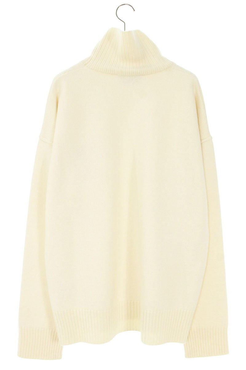 AMI 25AW Embroidered Knit Sweater White x Red Size XL