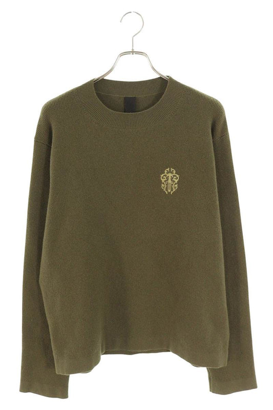 Chrome Hearts Dagger Cashmere Knit Sweater Green Size M