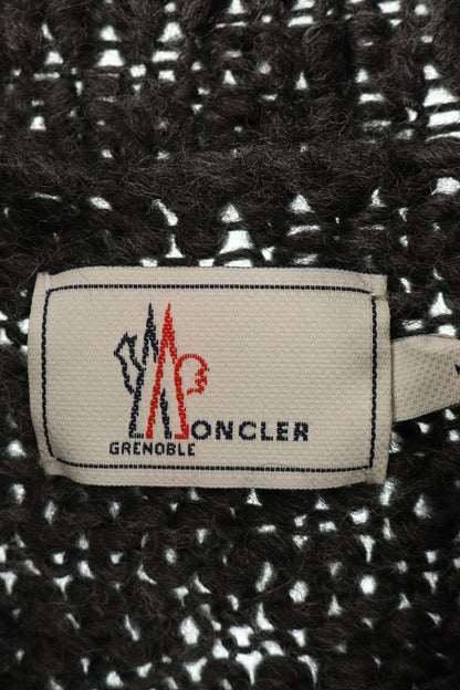Moncler Zip Up Wool Knit Sweater Green Size L