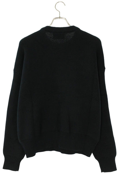 FOG ESSENTIALS Logo Crewneck Knit Sweater Black Size XS
