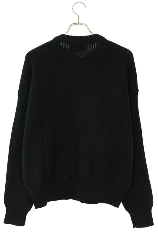 FOG ESSENTIALS Logo Crewneck Knit Sweater Black Size XS
