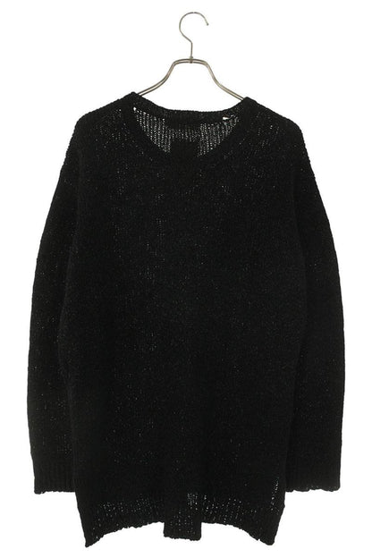Omar Afridi 21SS Side Slit Knit Black Size M
