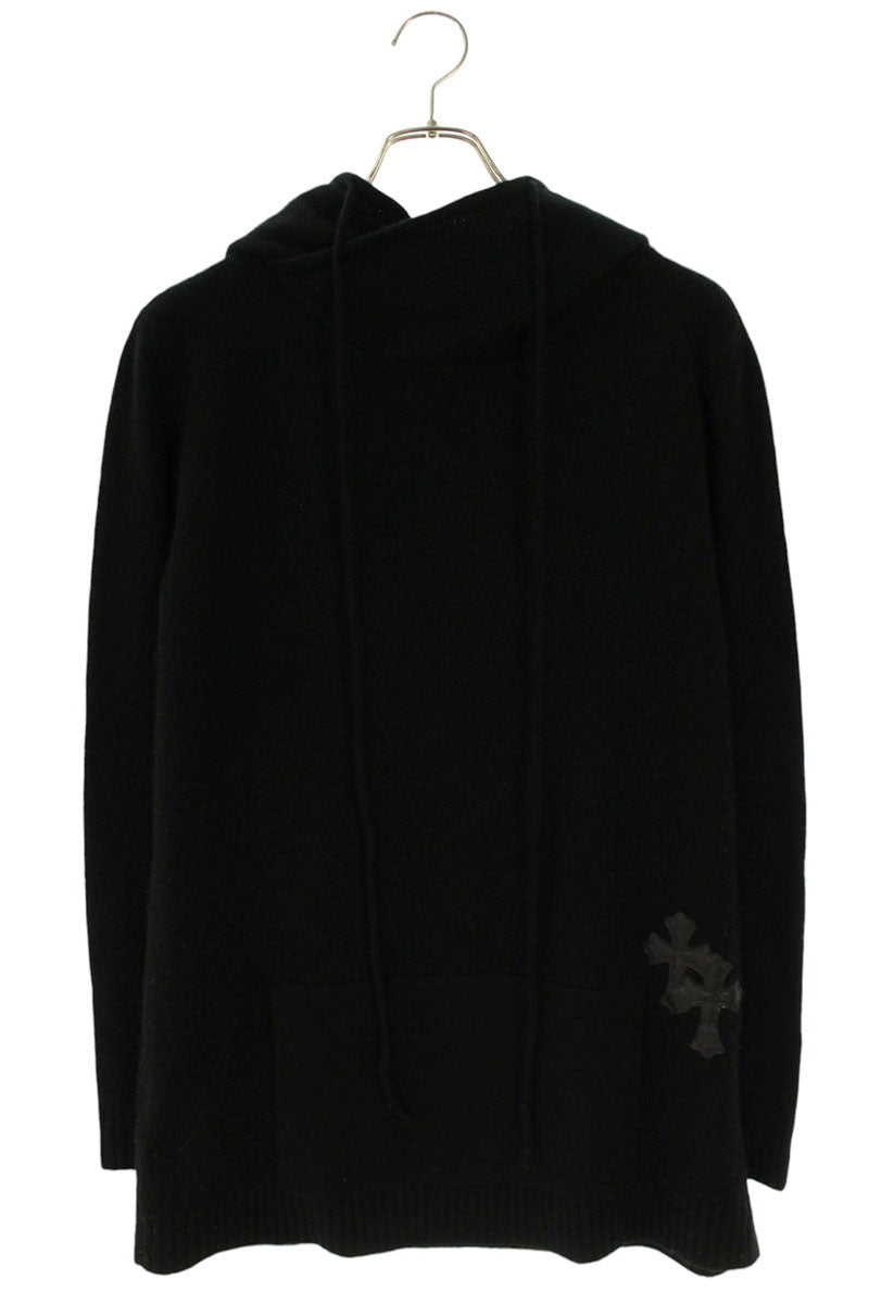 Chrome Hearts Cross Patch Cashmere Pullover Black Size M