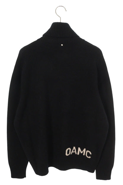 OAMC Back Logo High-Neck Wool Knit Black Size M