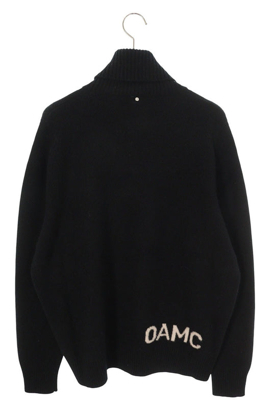 OAMC Back Logo High-Neck Wool Knit Black Size M