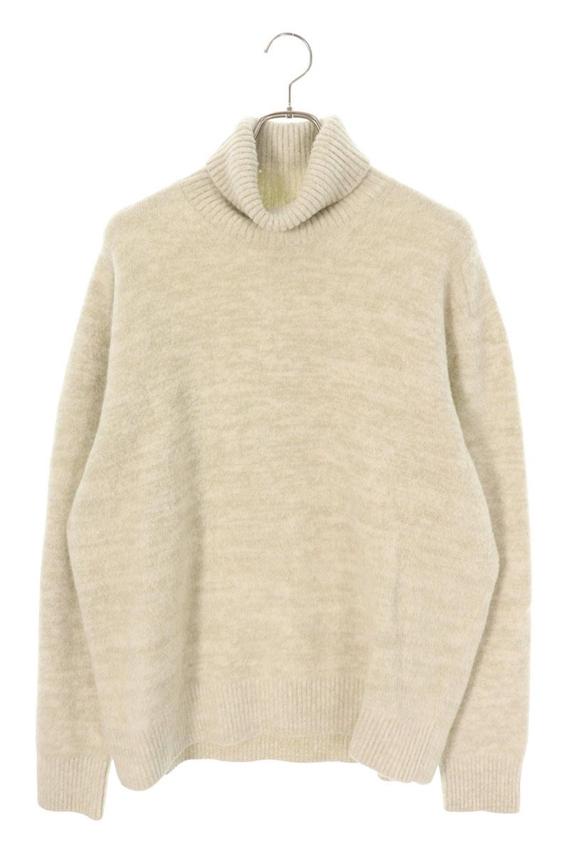 OAMC Back Logo Turtleneck Wool Knit Gray Size L