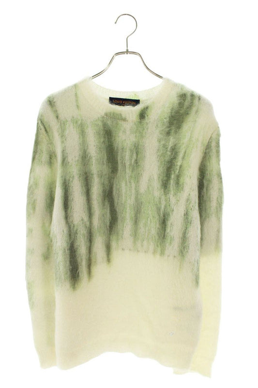 Louis Vuitton 19SS Knit Sweater White x Green Size S