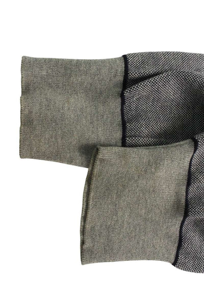 Brunello Cucinelli V-Neck Knit Sweater Gray Size 50