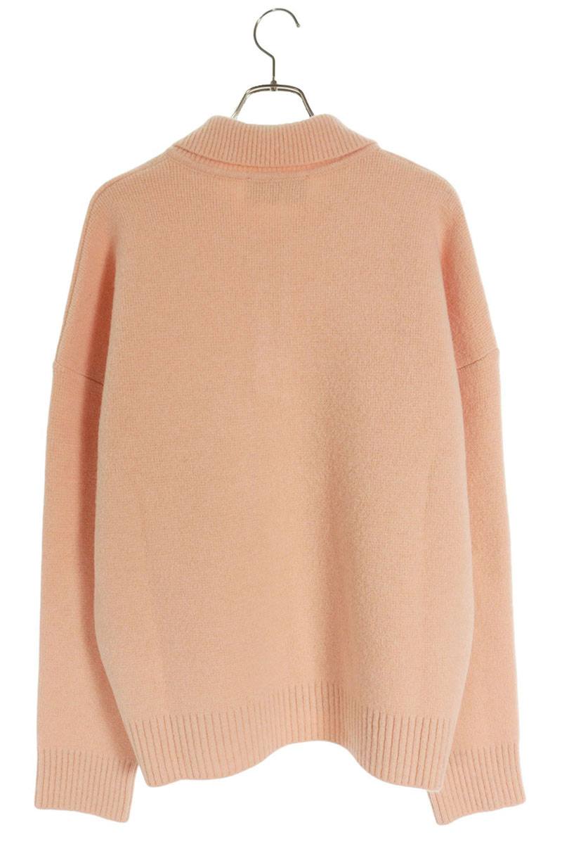 AMI Alexandre Mattiussi 25AW Heart A Polo Knit Pink Size L