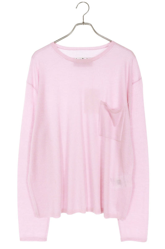 ACNE STUDIOS 25AW Pink Crewneck Cashmere Knit Size XL