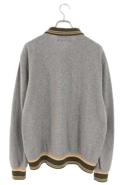 RANRA 23AW Polo Collar Wool Knit Gray Size L