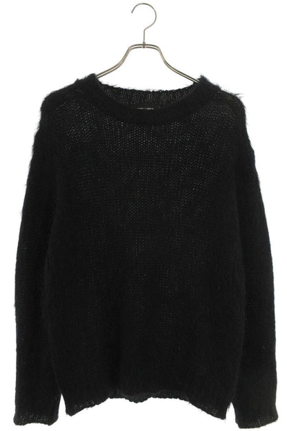 DSQUARED 23AW Mohair Blend Crewneck Knit Black Size M