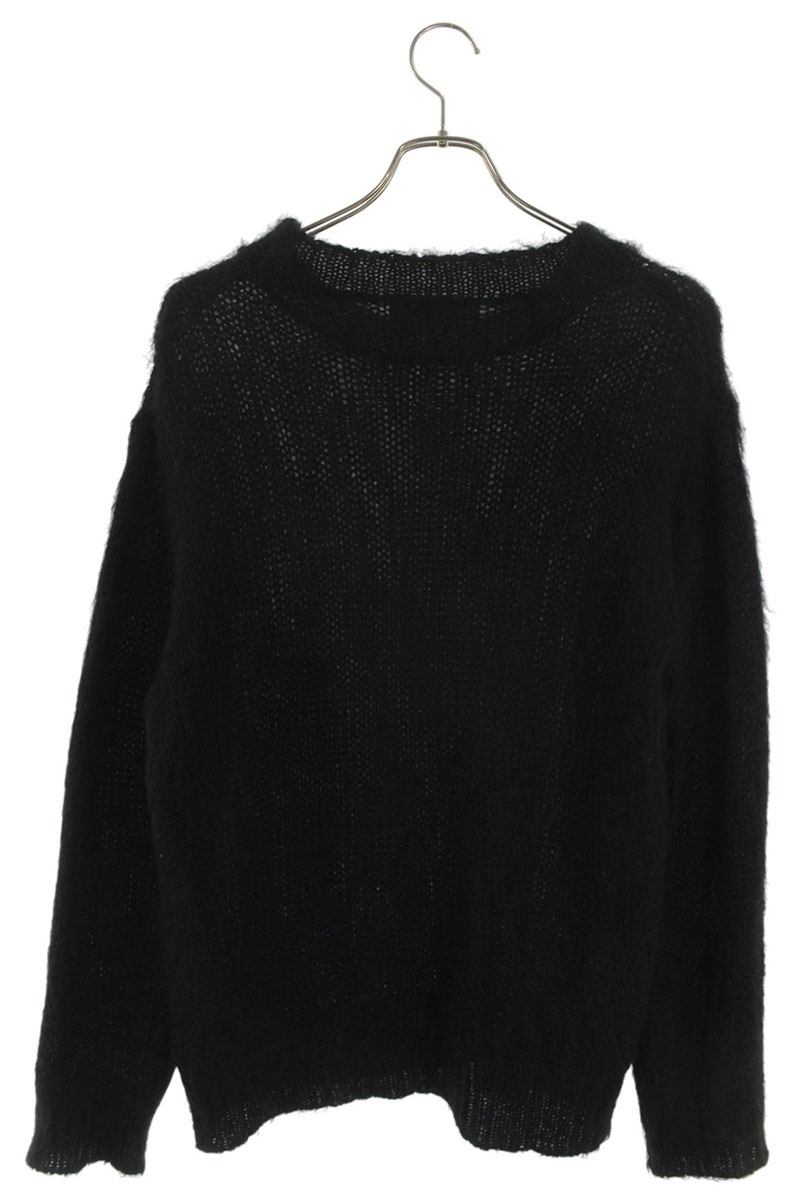 DSQUARED 23AW Mohair Blend Crewneck Knit Black Size M