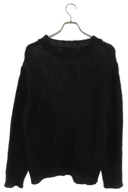 DSQUARED 23AW Mohair Blend Crewneck Knit Black Size M