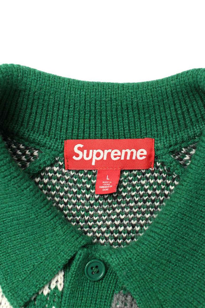 SUPREME 25AW Small Box Polo Sweater Multi Size L