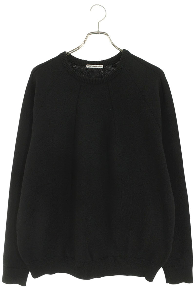 uniform experiment Plain Nordic Knit 25SS Black Size XL
