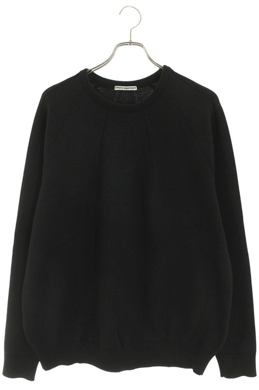 uniform experiment Plain Nordic Knit 25SS Black Size XL