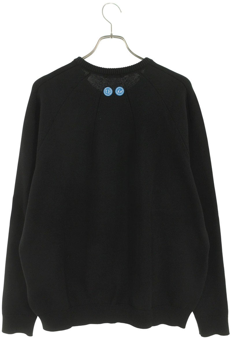 uniform experiment Plain Nordic Knit 25SS Black Size XL