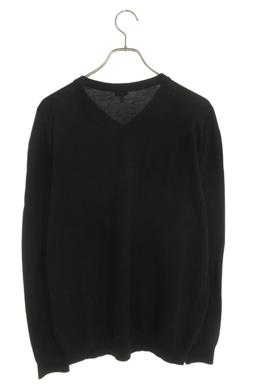 LOEWE Cashmere Blend Anagram Crewneck Knit Black Size XS