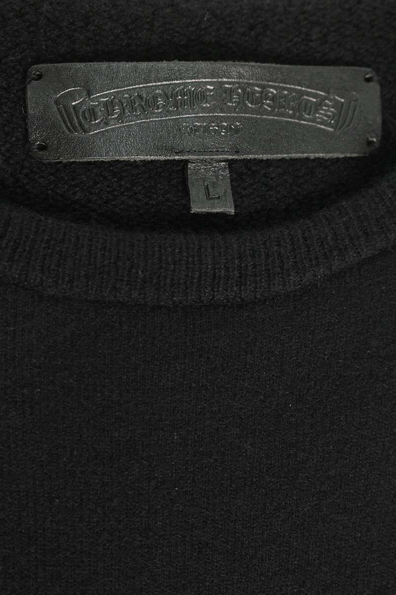 Chrome Hearts Logo Embroidered Knit Sweater Multi Size L